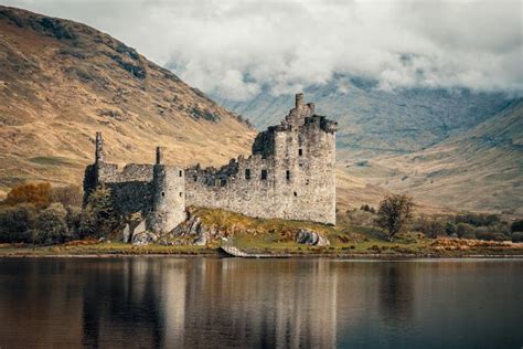 Kilchurn Castle on Loch Awe in Scotland Stock Image - Image of ...