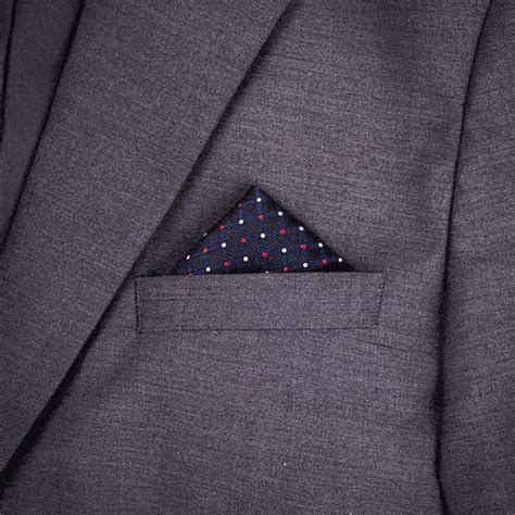 Navy Blue Suit Pocket Square - Nimble Made