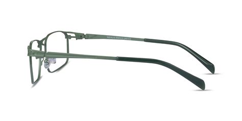 Nexus Rectangle Green Full Rim Eyeglasses | Eyebuydirect Canada