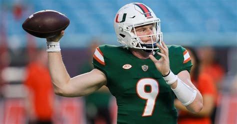 Miami QB Tyler Van Dyke has among nation's best metrics