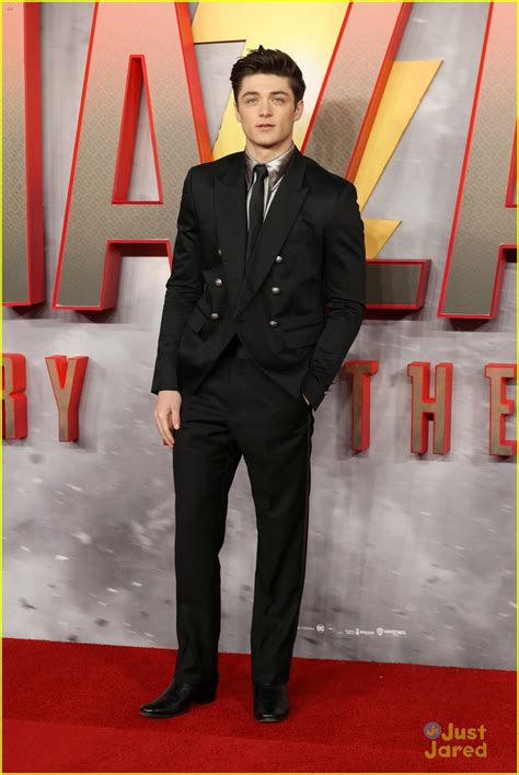 Asher Angel & Jack Dylan Grazer Suit Up for 'Shazam! Fury of the Gods' London Premiere | Photo ...