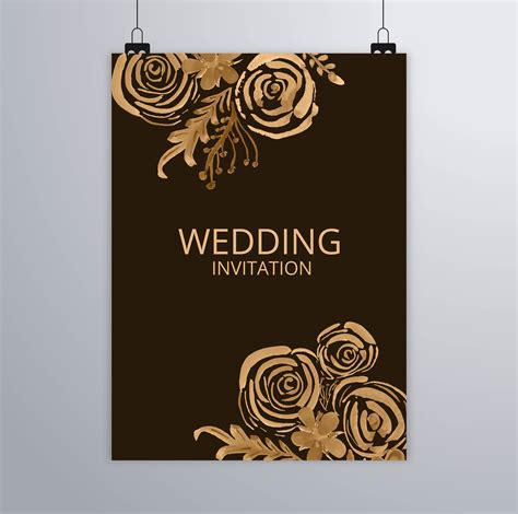 Abstract wedding elegant brochure design 241384 Vector Art at Vecteezy