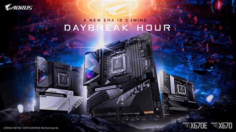 GIGABYTE introduces AMD X670 motherboards