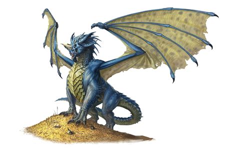 Blue dragon | Blue dragon, Dnd dragons, Fantasy dragon