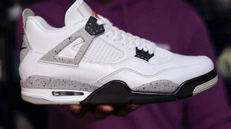 Jordan 4 "White Cement" Real vs Fake Detailed Review - YouTube