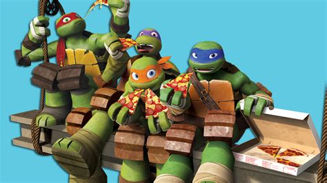 Baby ninja turtles in a group walpaper - pabezy