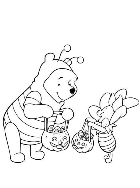 Kids-n-fun.com | Coloring page Disney Halloween Winnie The Pooh