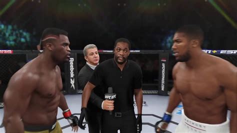 Francis Ngannou vs. Anthony Joshua - EA Sports UFC 4 - Boxing Stars