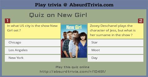 Trivia Quiz : Quiz on New Girl