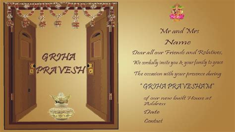 7 Simple Housewarming Invitation Card | House warming invitations ...