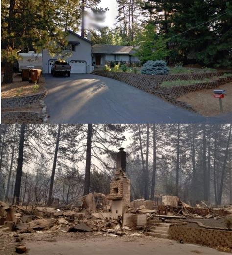 California Before VS. After The Wildfire - Barnorama