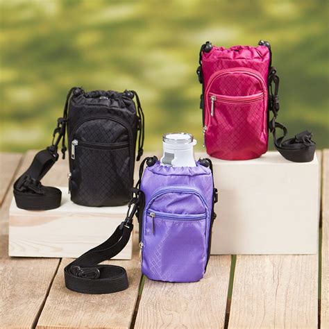 Insulated Water Bottle Carrier with Pockets | The Lakeside Collection