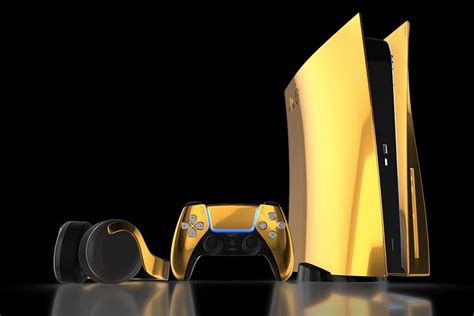 Sony's PlayStation 5 Just Got a Luxe 24k Gold Upgrade