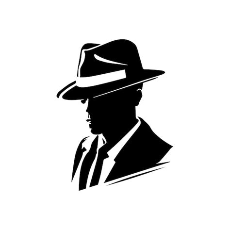 Premium Vector | Agent logo vector detective logo