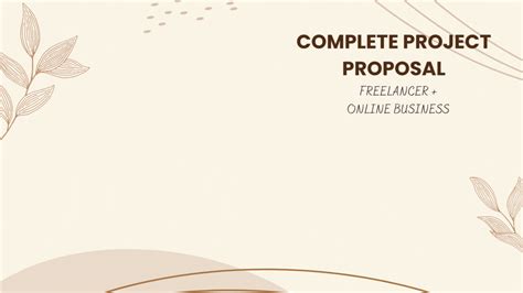 Project Proposal Template | Project Management | Budget Plan | Proposal Template | Business ...