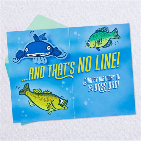 Fishing Puns Funny Birthday Card for Dad - Greeting Cards - Hallmark