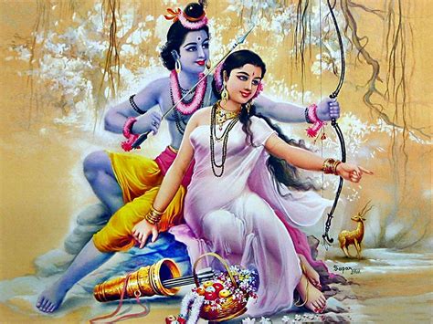 Ram Sita Painting HD Wallpapers Download | God Wallpaper Photos