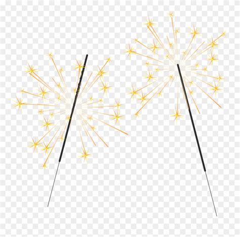 Sparklers Clipart Clean Sparkle - Sparkler - Png Download (#386365) - PinClipart