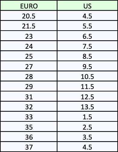 Conversion Chart Europe Shoe Size To Us - bmp-get