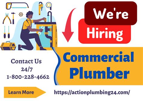 Hiring Commercial Plumber | Plumbing Jobs | Action Plumbing