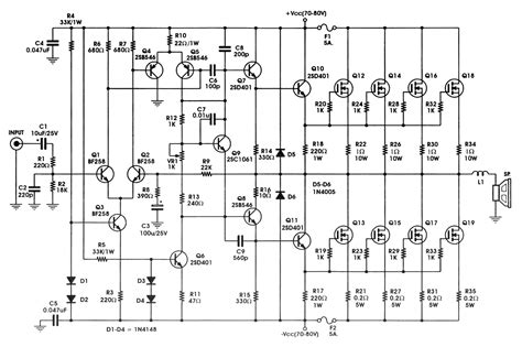 400W - High Power Mosfet Amplifier