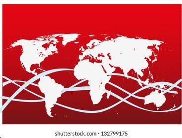 World Map Continents Stock Illustration 132799175 | Shutterstock