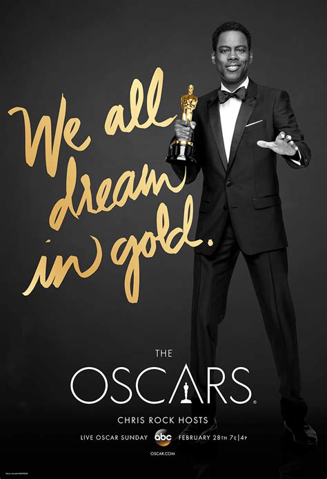 We All Dream in Gold: 2016 Oscar Posters - Oscars 2016 Photos | 88th Academy Awards