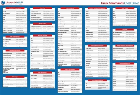 Linux Commands Cheat Sheet: Definitive List With Examples