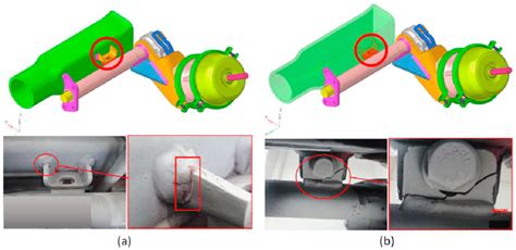 a) Fatigue failures on the weld that connects lug and rear axle. b ...