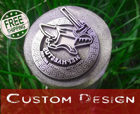 Blacksmith Metal Stamp for Knife Blades Steel Custom Logo - Etsy