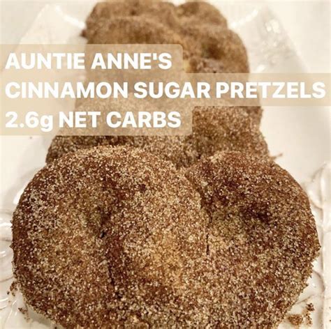 Auntie Anne’s Cinnamon Sugar Pretzels 2.6g NC : r/ketorecipes