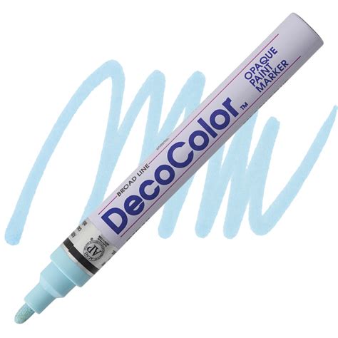 Decocolor Paint Marker - Pale Blue, Broad Tip | BLICK Art Materials