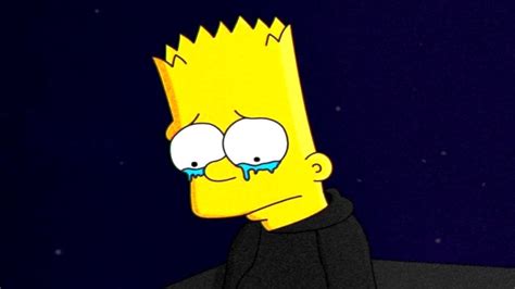 Bart Simpson Sad Face