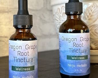 Oregon Grape Root Tincture - Etsy