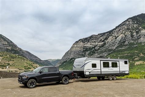 Testing the 2020 Ram 1500 Rebel Diesel’s MPG With and Without a Trailer ...