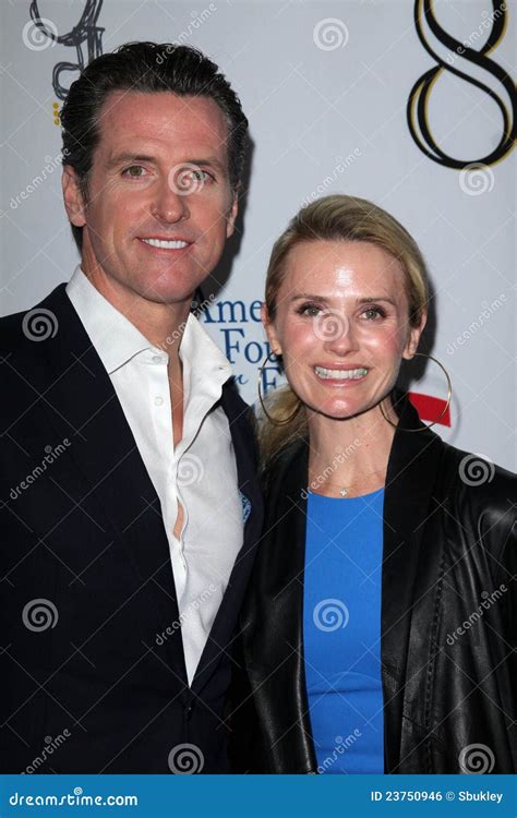 Gavin Newsom, Jennifer Siebel, Jennifer Siebel Newsom Editorial Photo ...