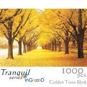 Ingooood Wooden Jigsaw Puzzle 1000 Pieces for Adult - Golden Trees