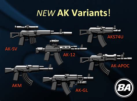 AK Variants | New BrickArms AK Variants available at World W… | Flickr