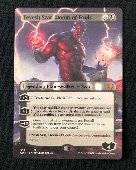 Tevesh Szat, Doom of Fools (Showcase) - MtG Commander Legends - Proxy King