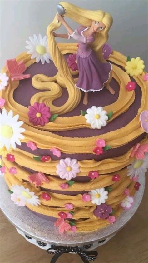 Rapunzel Cake | Pretty birthday cakes, Disney cakes, Cake designs