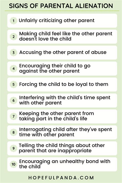 Parental alienation signs examples effects how to heal – Artofit