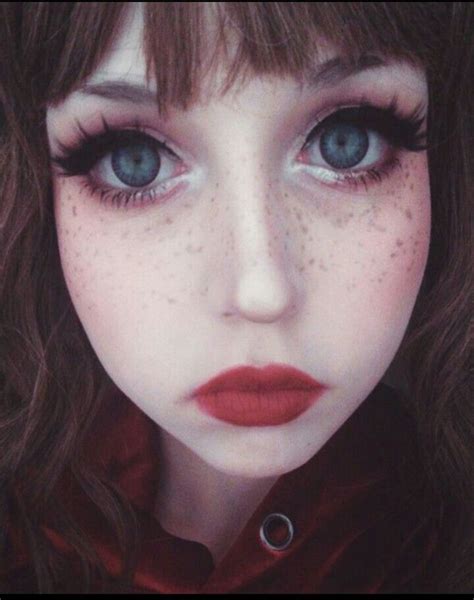 Anz u J a a m u ☆ﾟ.*･｡ﾟ Big Eyes ♡ makeup tutorial doll Like this ...