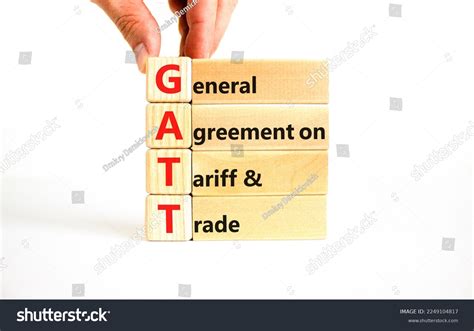 Gatt Symbol Concept Words Gatt General Stock Photo 2249104817 ...