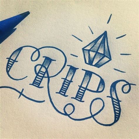 Tattoo Script, Tattoo Lettering, Lettering Fonts, Lettering Design, Crip Tattoos, Gang Tattoos ...