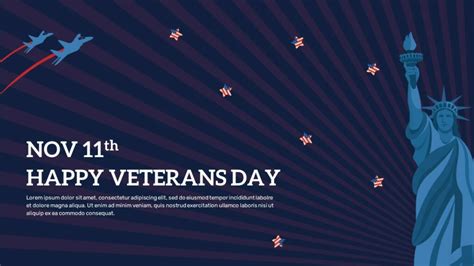 Free Veterans Day PowerPoint Template and Google Slides