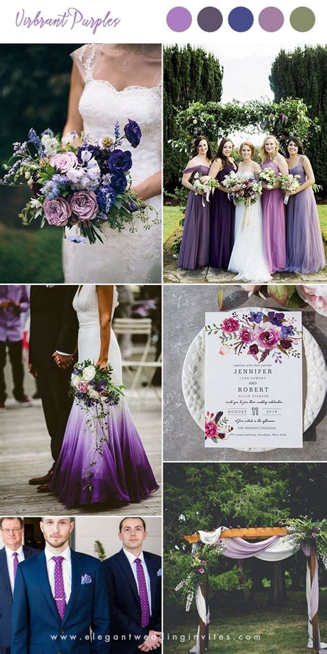 10 Pretty Shades of Purple Wedding Color Combos - Elegantweddinginvites.com Blog | Wedding ...