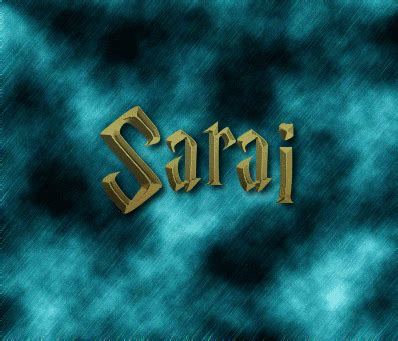 Sarai Logo | Free Name Design Tool from Flaming Text