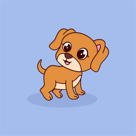 Cute Baby Dog Cartoon Vector Clipart FriendlyStock | lupon.gov.ph