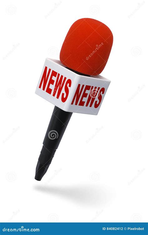 News Microphone stock photo. Image of reporter, microphone - 84082412