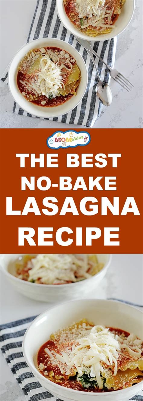 Easy No Bake Lasagna Recipe